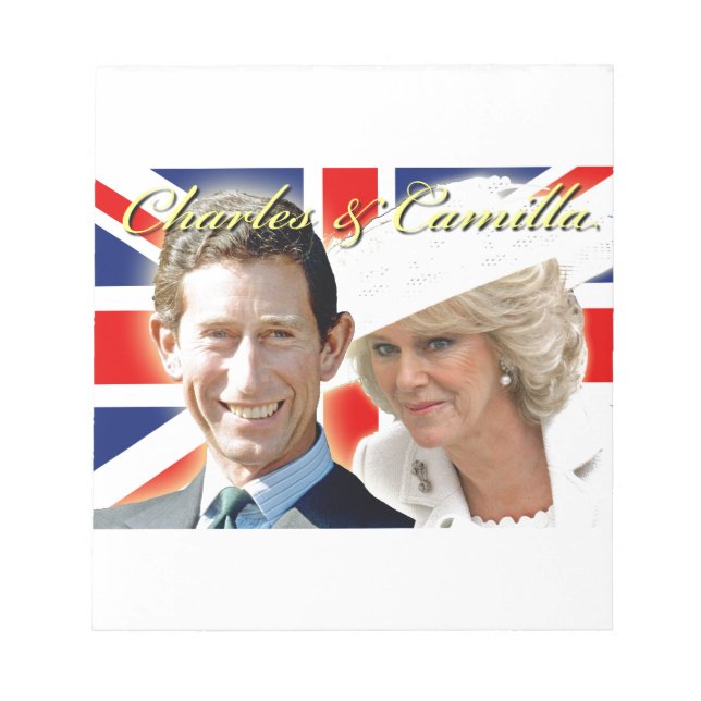 HRH Prince Charles & HRH Duchess of Cornwall Anteckningsblock (Framsida)