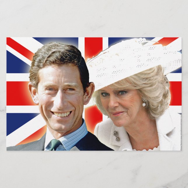 HRH Prince Charles & HRH Duchess of Cornwall Brevpapper (Framsida)