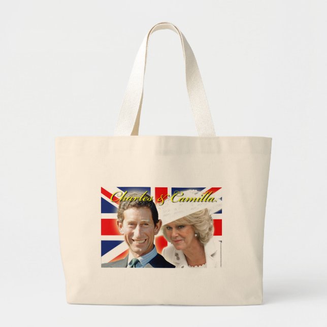 HRH Prince Charles & HRH Duchess of Cornwall Jumbo Tygkasse (Framsidan)