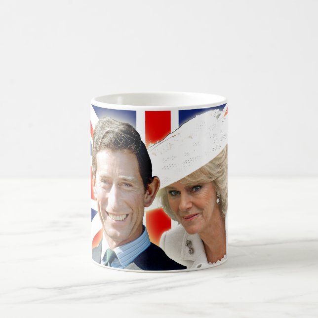 HRH Prince Charles & HRH Duchess of Cornwall Kaffemugg (Center)