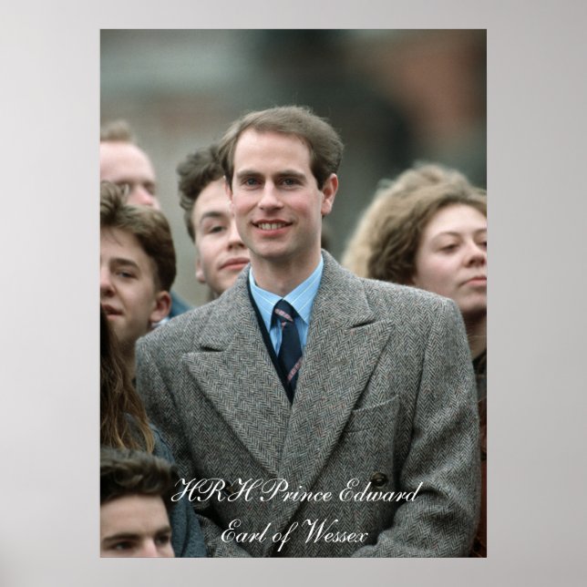 HRH Prince Edward Moskva 1989 Poster (Framsidan)
