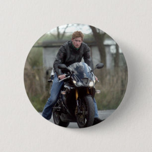 HRH Prince Harry motorcykel Knapp