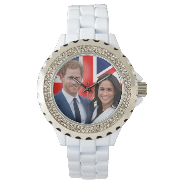 HRH Prince Harry och Meghan Markle Royal Bröllop Armbandsur (Framsida)
