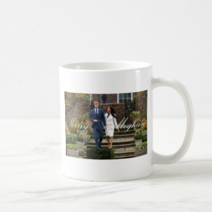 HRH Prince Harry och Meghan Markle Royal Bröllop Kaffemugg