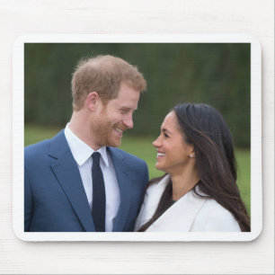 HRH Prince Harry och Meghan Markle Royal Bröllop Musmatta