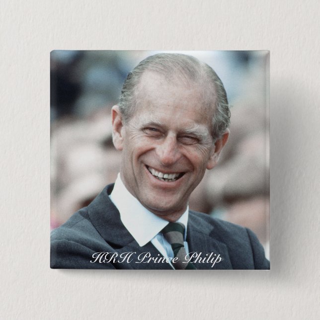 HRH Prince Philip 1983 Knapp (Framsida)