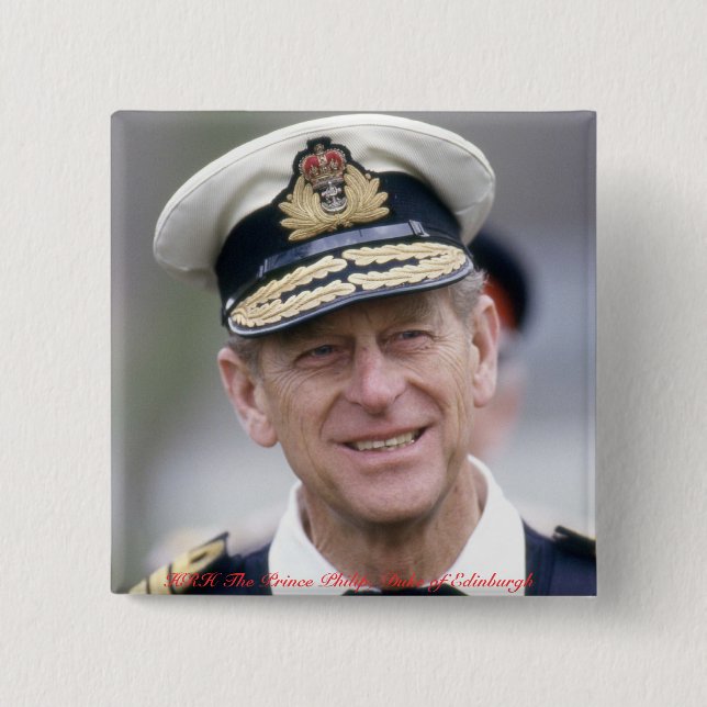 HRH Prince Philip, Duke av Edinburgh Knapp (Framsida)