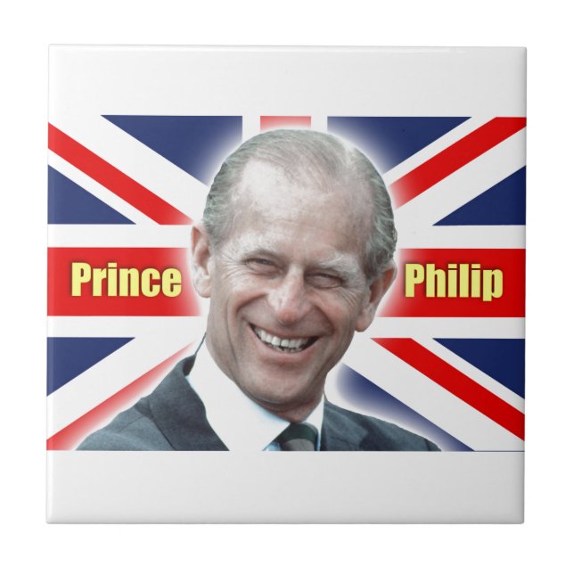 HRH Prince Philip - Toppen! Kakelplatta (Framsidan)