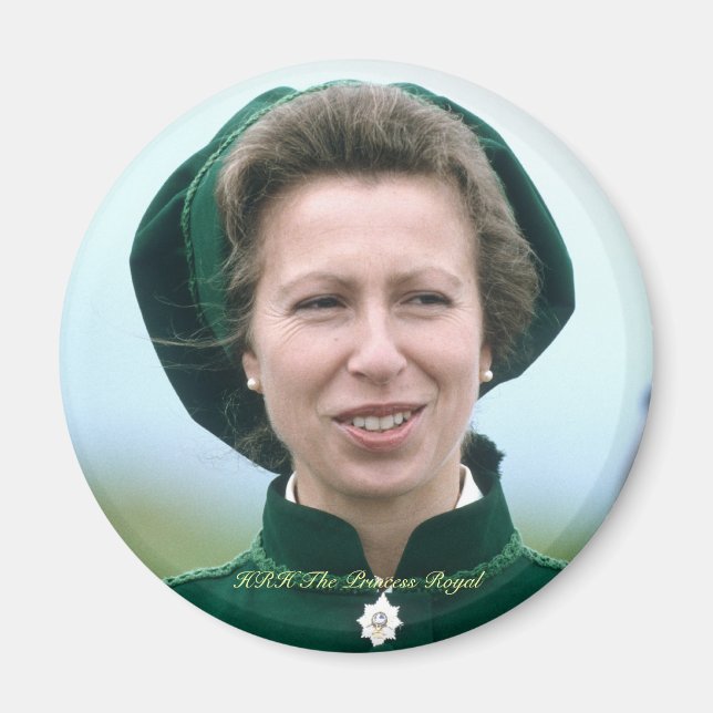 HRH Princess Anne Warminster Magnet (Framsidan)
