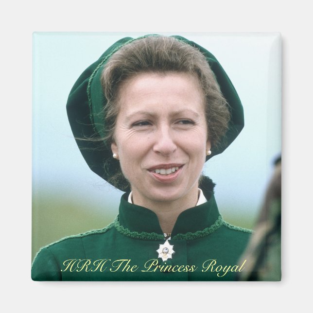 HRH Princess Anne Warminster Magnet (Framsidan)