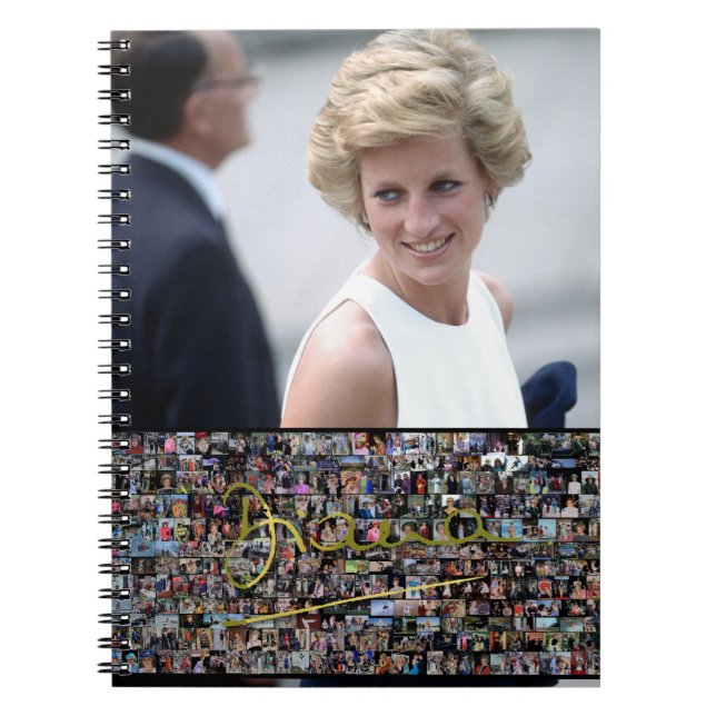 HRH Princess Diana - alla foton! Anteckningsbok (Framsidan)