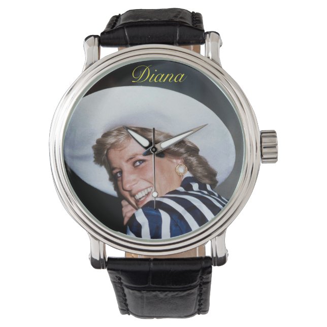 HRH Princess Diana Australia 1988 Pro Photo HD Armbandsur (Framsida)