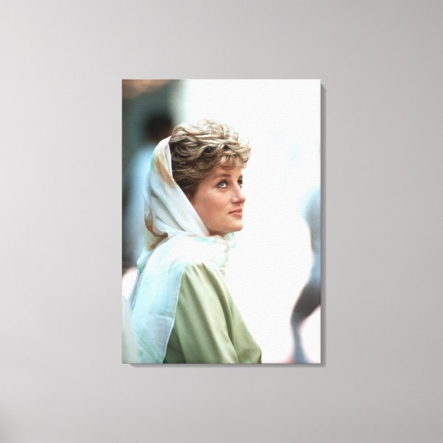 HRH Princess Diana Egypten 1992 Canvastryck (Framsida)
