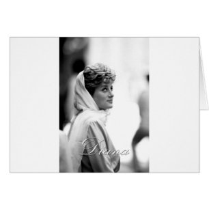 HRH Princess Diana Egypten - Pro Photo Hälsningskort