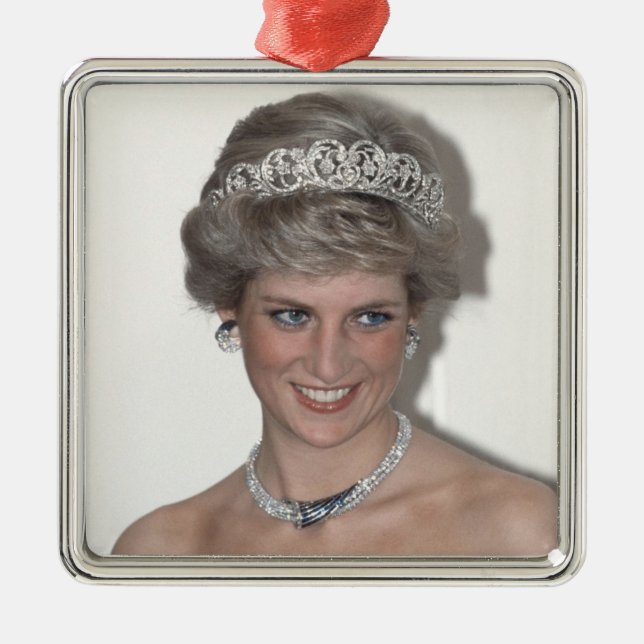 HRH Princess Diana Julafton Julgransprydnad Metall (Framsidan)