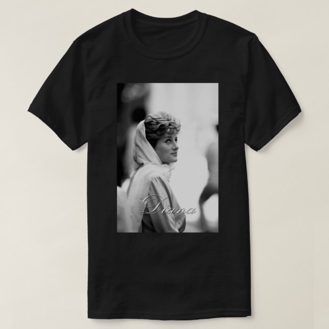 HRH Princess Diana - Professionell Photo T Shirt (Design framsida)