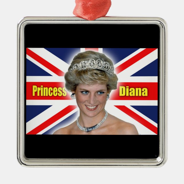 HRH Princess Diana Stunning! Julgransprydnad Metall (Framsidan)