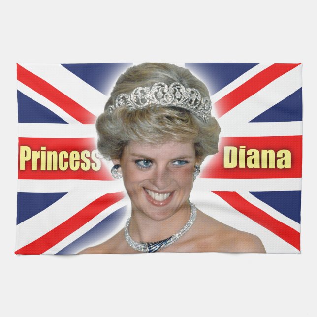 HRH Princess Diana Stunning! Kökshandduk (Horisontell)