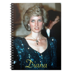 HRH Princess Diana Wien 1986 Anteckningsbok