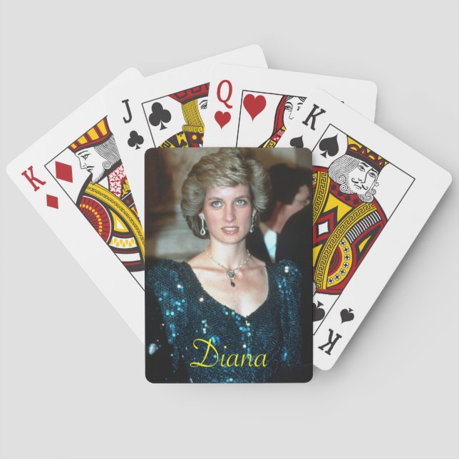 HRH Princess Diana Wien 1986 Casinokort (Baksidan)