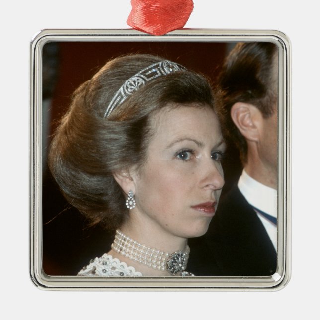 HRH Princess Royal Julafton Julgransprydnad Metall (Framsidan)