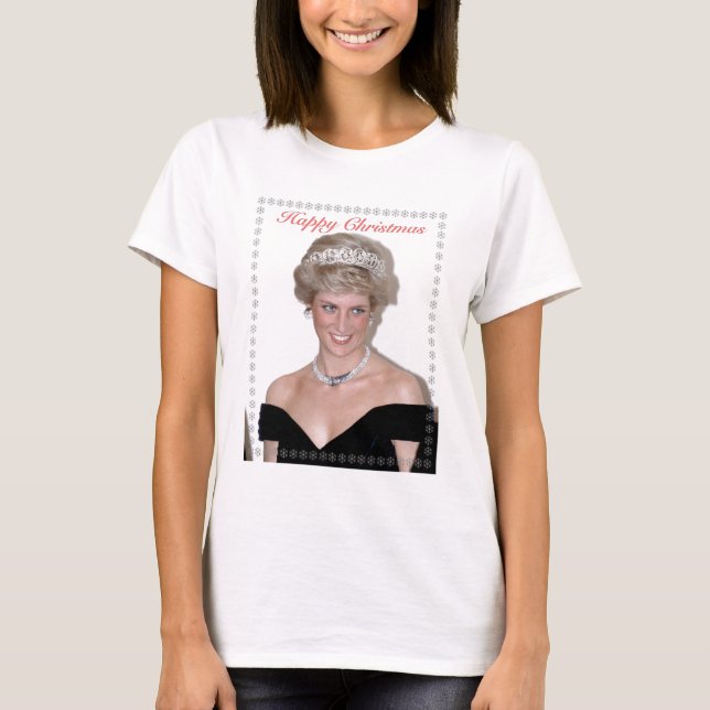 HRH princessen av Wales jul T-shirt (Framsida)