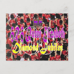 HRH Queen Elizabeth Diamond Jubilee vykort