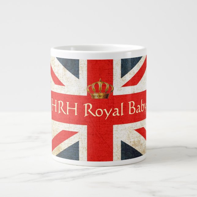 HRH Royal Baby minneshögtid Jumbo Mugg (Framsidan)