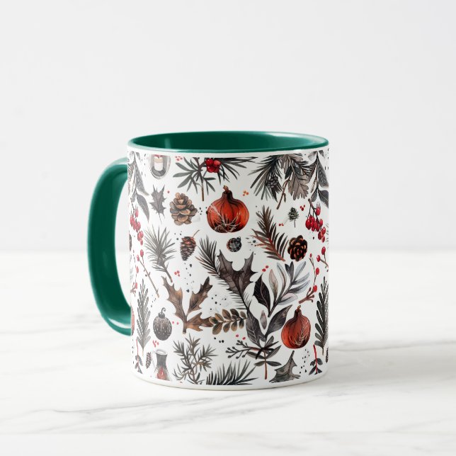 Hristmas/Yule Mugg | Gothic, Pagan, Nordiska Helgd (Framsida vänster)