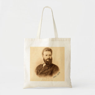 Hristo Botev Vintage Porträtt Bulgarisk Patriot Tygkasse