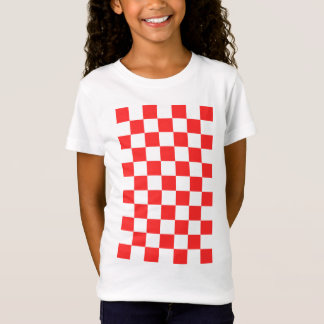 Hrvatska Croatia Red Squares T Shirt