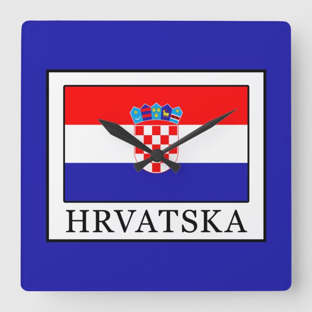 Hrvatska Fyrkantig Klocka (Framsida)