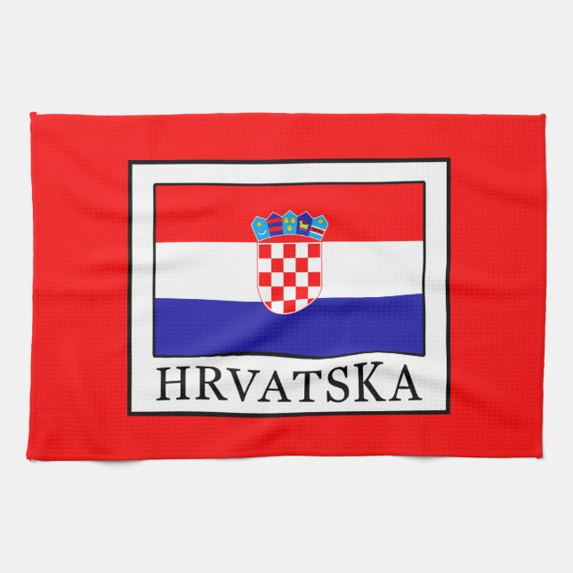 Hrvatska Kökshandduk (Horisontell)