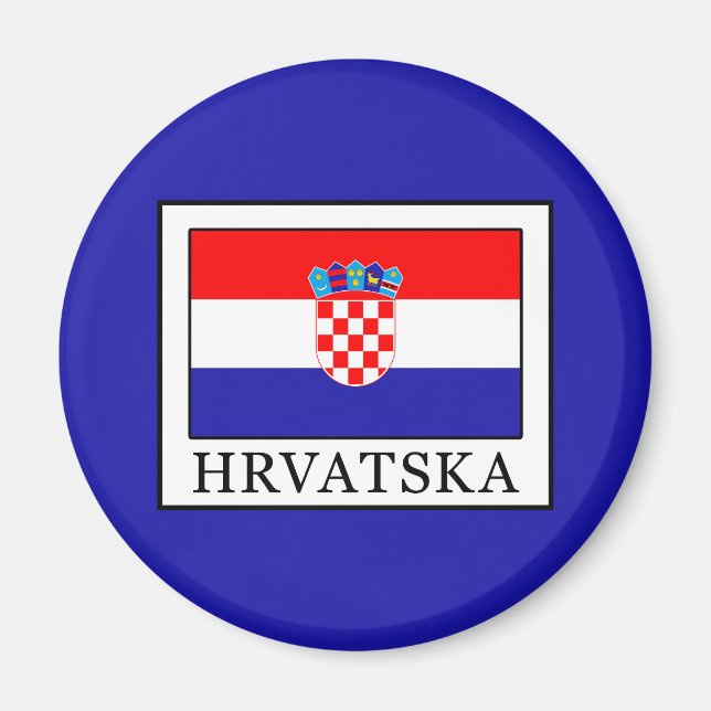 Hrvatska Magnet (Framsidan)