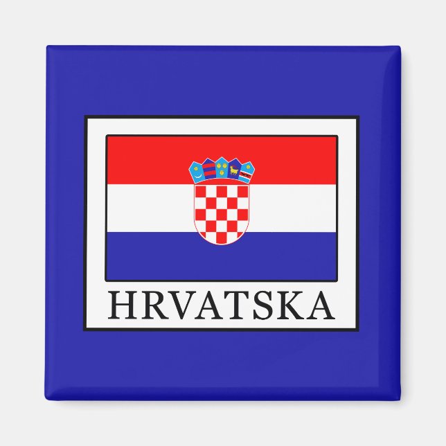 Hrvatska Magnet (Framsidan)