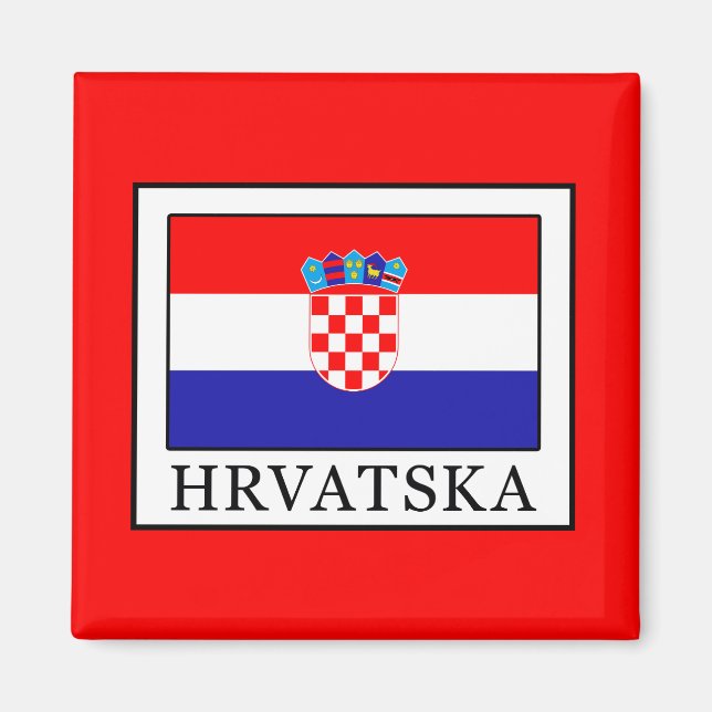 Hrvatska Magnet (Framsidan)