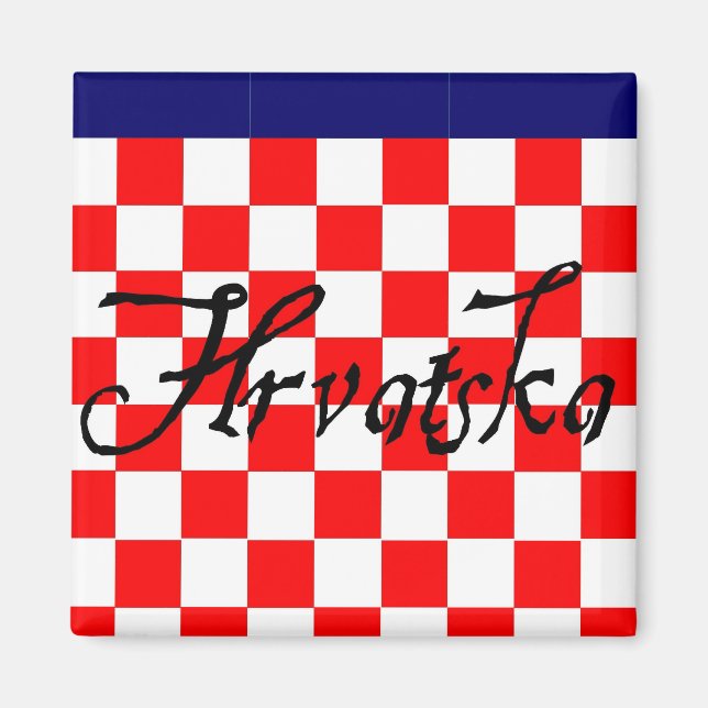 Hrvatska Magnet (Framsidan)
