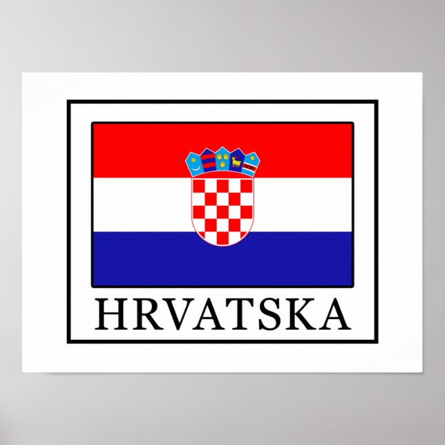 Hrvatska Poster (Framsidan)