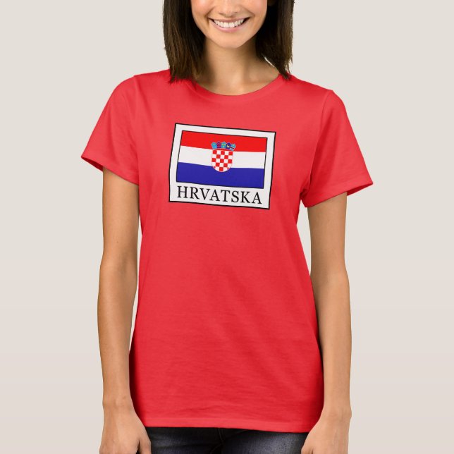 Hrvatska T-shirt (Framsida)