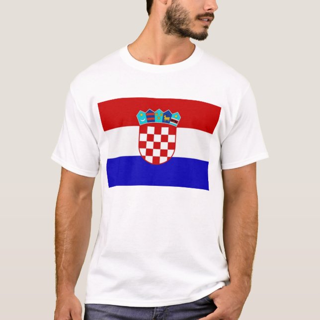 Hrvatska T Shirt (Framsida)