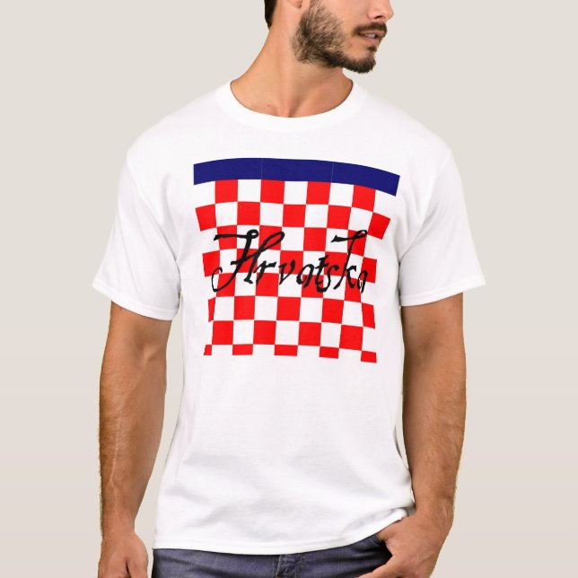 Hrvatska T-tröja T Shirt (Framsida)