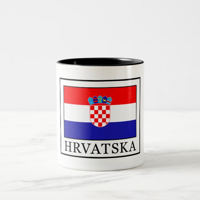 Hrvatska Två-Tonad Mugg (Center)