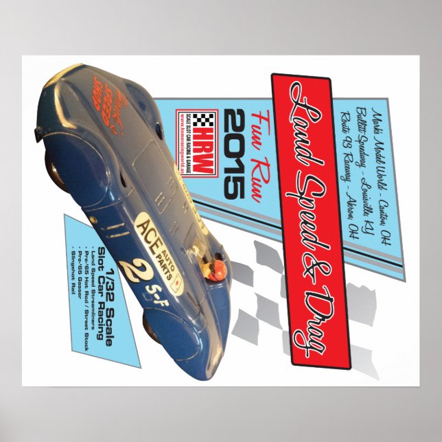HRW 2015 Land Speed & Drag Poster (Framsidan)