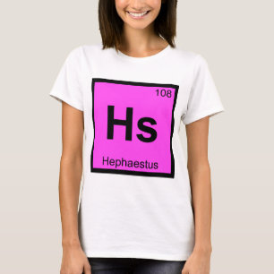Hs - Hefaistos Gud Kemi Periodiska Systemet T Shirt