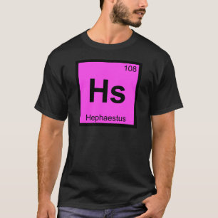 Hs - Periodiskt bord för Hephaestus gudkemi Tee