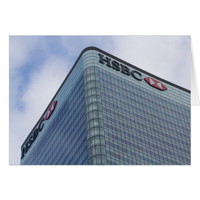 HSBC torn London Hälsningskort (Framsidan Horizontal)