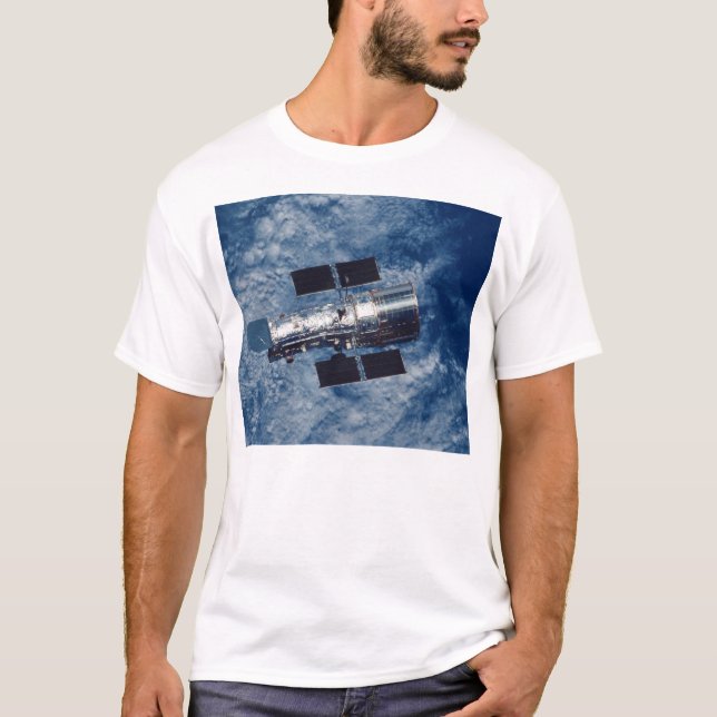 HST för Hubble utrymmeteleskop T-shirt (Framsida)
