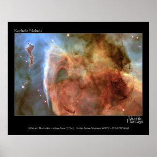 HST-nyckelhål Nebula Poster