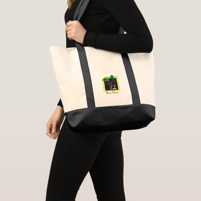 HT01 #PinnedMyZodiac! Tote Bag Tygkasse (Framsida (produkt))
