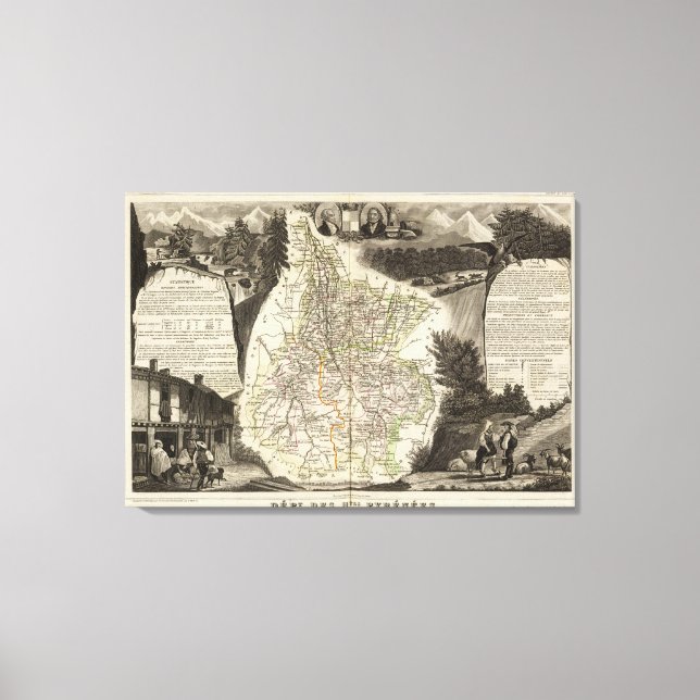 Htes Pyrenées Canvastryck (Framsida)